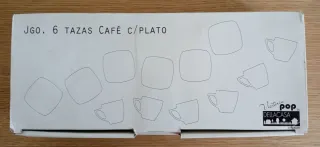 Juego de café de porcelana