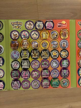 Álbum con Tazos Nox Pokémon