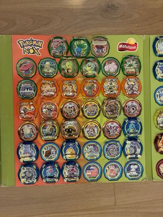 Álbum con Tazos Nox Pokémon
