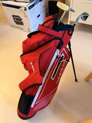 Bolsa y palos golf infantil zurdo