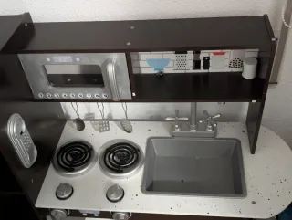 Cocina de madera para niños