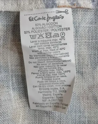 Cortina Visillo Estampada Hojas