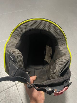 Casco de moto amarillo UNIK