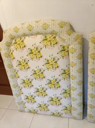 Conjunto 2 cabeceros cama individual tapizados