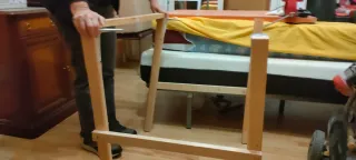 Mesa Roble 100x64x3 con Tornillo y Patas