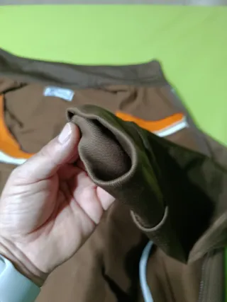 Felpa Sergio Tacchini Vintage Marrone Arancione