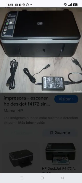 Impresora HP Negra