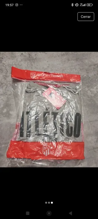 Camiseta Atlético de Madrid Mujer Gris