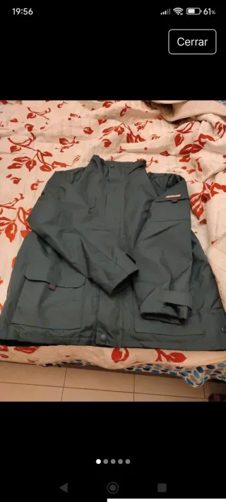 Chaqueta de abrigo verde