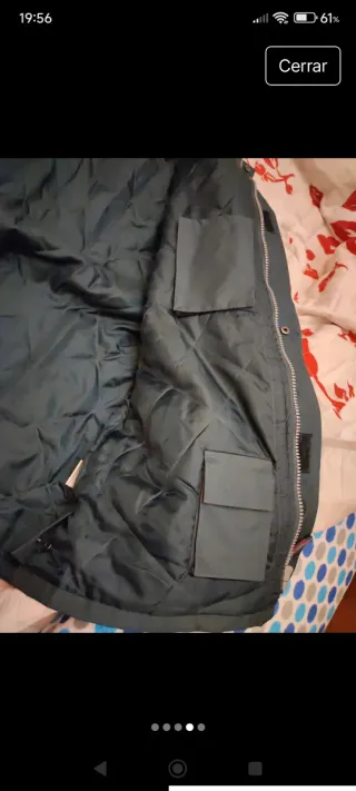 Chaqueta de abrigo verde