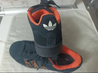 Adidas Campus Negro Leopardo Naranja