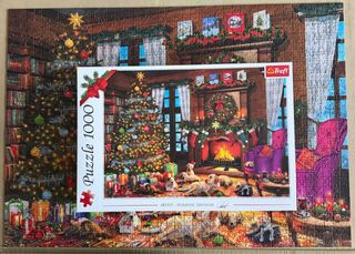 Puzzle 1000 Piezas Christmas Dog - Teft