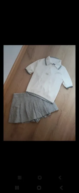 Conjunto Zara Cuadros Talla M