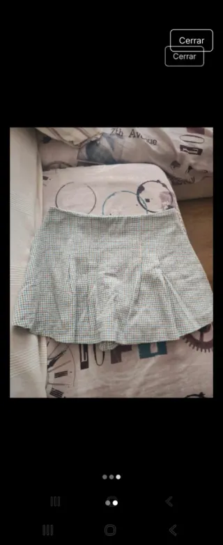 Conjunto Zara Cuadros Talla M