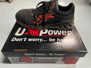 Botas U-Power Negras y Naranjas