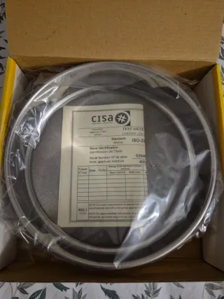 Tamiz de ensayo CISA 20cm luz 400NM