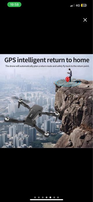 NUEVO Dron F417 GPS 4K con cámara y bolso