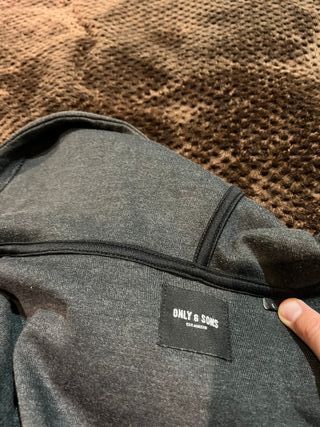 Sudadera hombre negra