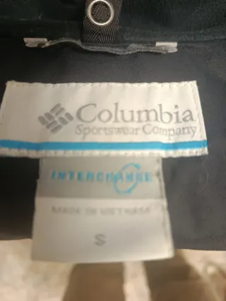 Chaqueta Columbia Talla S Negra