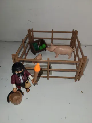 Lote 49. Playmobil Ganadero