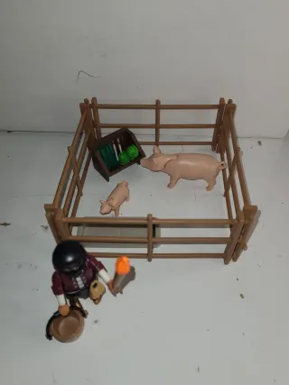 Lote 49. Playmobil Ganadero