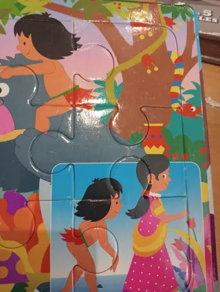 Libro puzle y libro con figuras