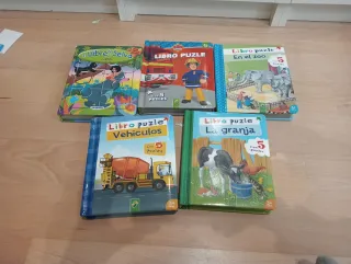 Libro puzle y libro con figuras