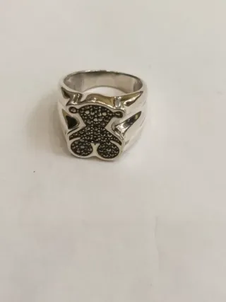 Anillo Grace Tous Oso Plata