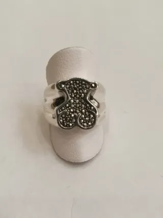 Anillo Grace Tous Oso Plata