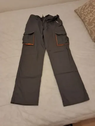 Pantalones Velilla T-46 Gris Multibolsillos