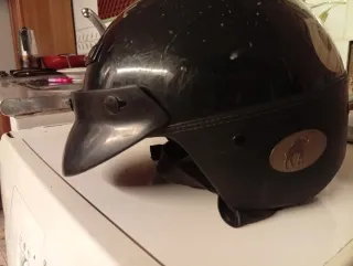 Casco Moto Camel Negro