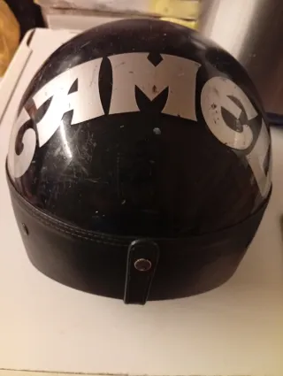 Casco Moto Camel Negro