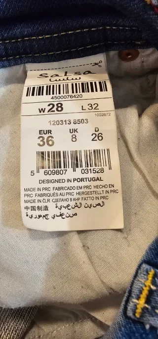 Salsa Skinny Clash Hombre Talla S