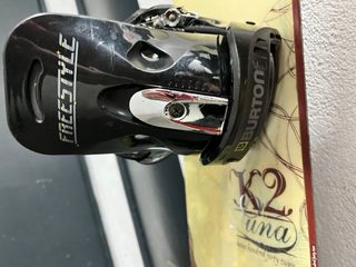 Tabla Snow K2 Luna con Fijaciones Burton