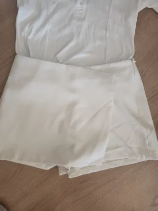 Conjunto blanco talla M