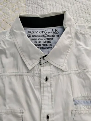 Camisa TL Hombre Casual Blanca