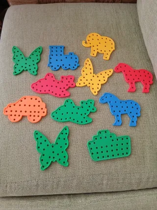 11 Botones Animales y Transportes