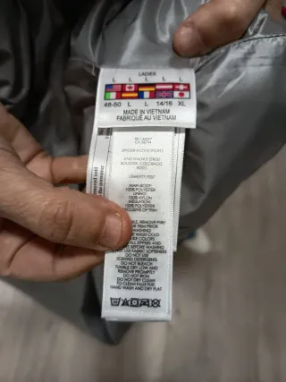 Plumífero Spyder Negro Talla L