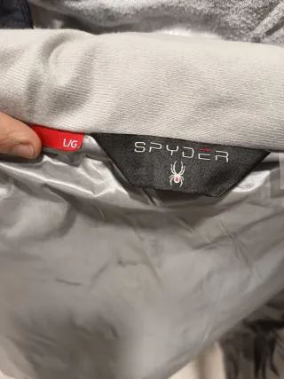 Plumífero Spyder Negro Talla L