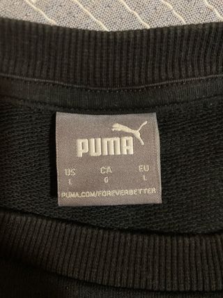 Sudadera Puma Negra