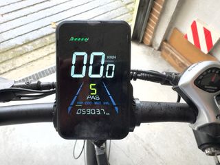 Bicicleta Eléctrica Plegable Negra