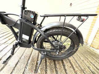 Bicicleta Eléctrica Plegable Negra