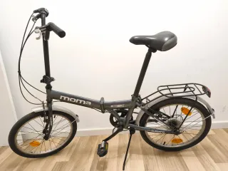 Bicicleta Plegable Moma Urbana Gris