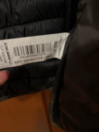 Chaleco Álvaro Moreno Negro Talla XS