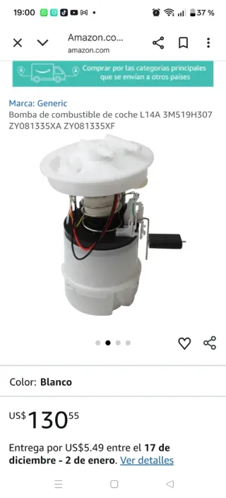 Bomba de combustible Generic L14A