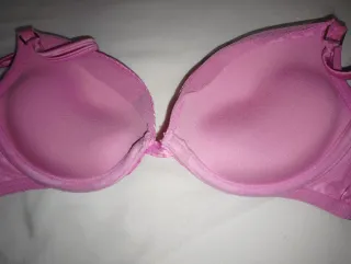 Sujetador rosa con estampado de leopardo