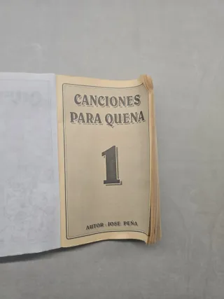 Flauta Quena Peruana con funda y libro