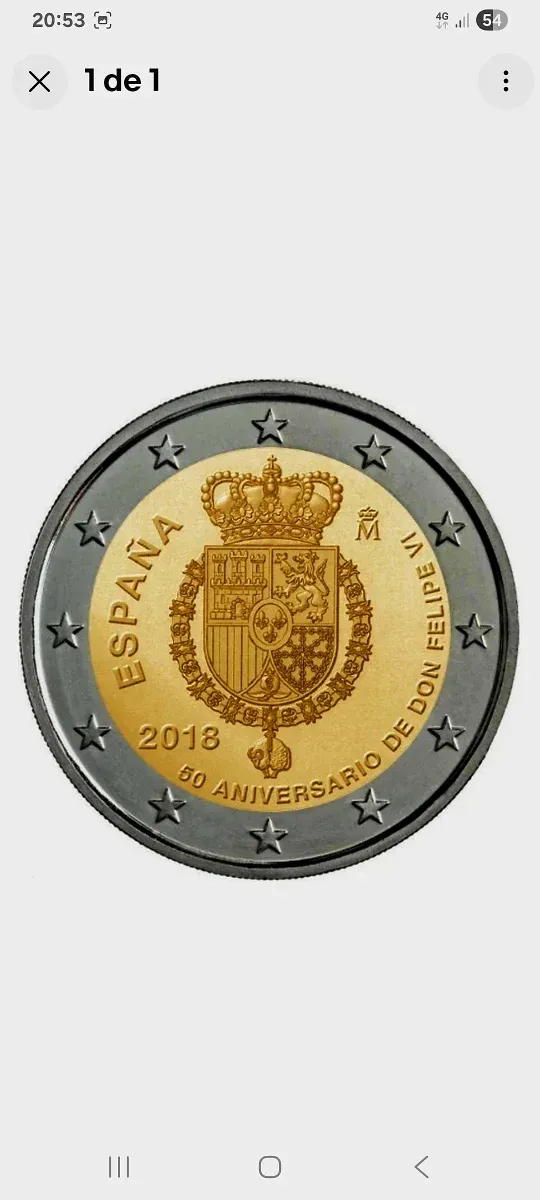 2 euros🇪🇸 España 2018 50 Aniversario Don Felipe