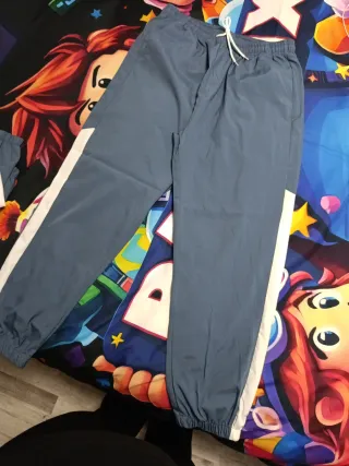 Chándal hombre talla L azul y blanco