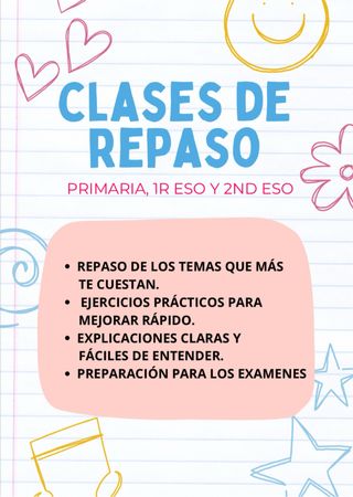 Clases de repaso en Abrera